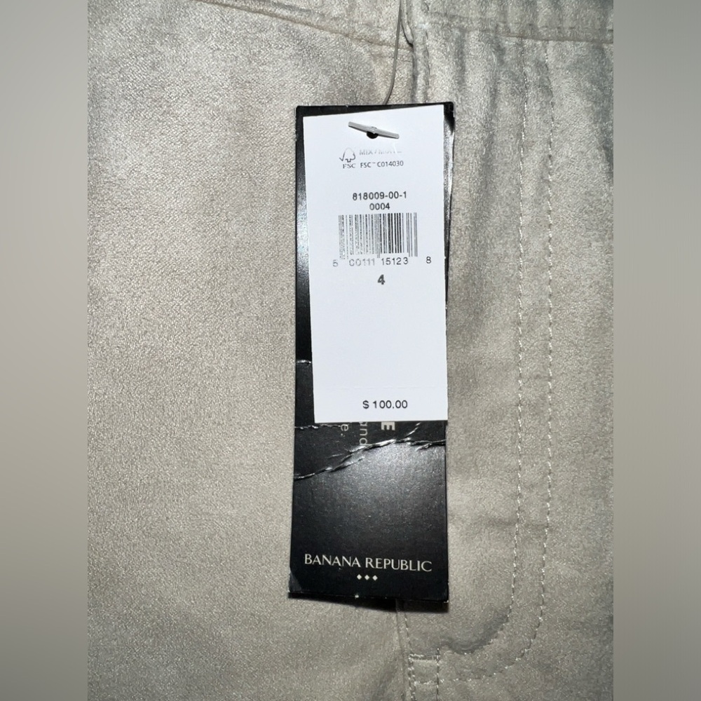 Banana Republic Vegan Suede Cargo Pants - Picture 4 of 12